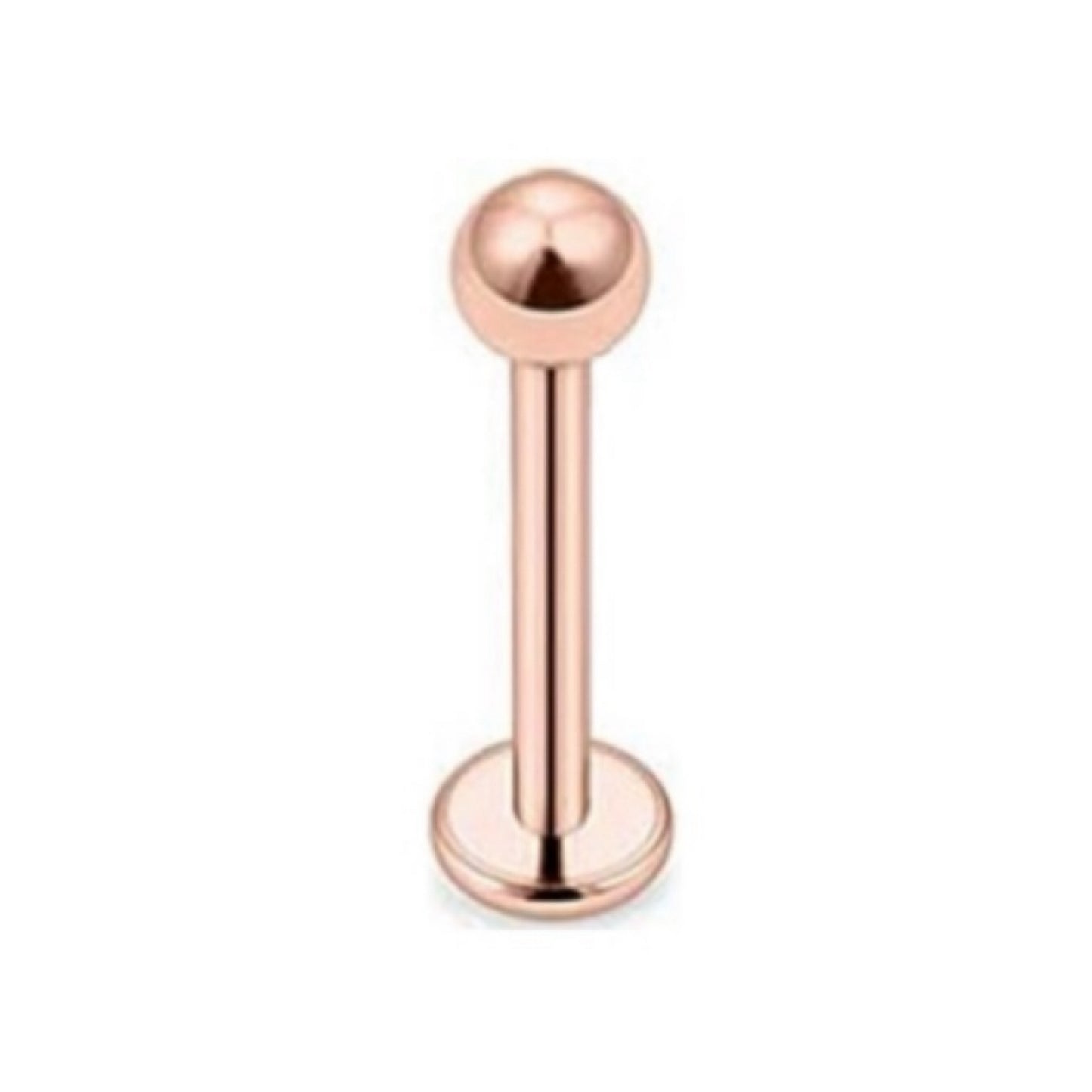 Rose Gold Flat Back Ball Stud