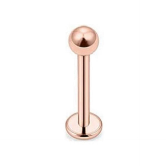 Rose Gold Flat Back Ball Stud
