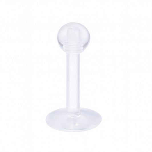 Bio-Flex Clear Flat Back Stud Retainer
