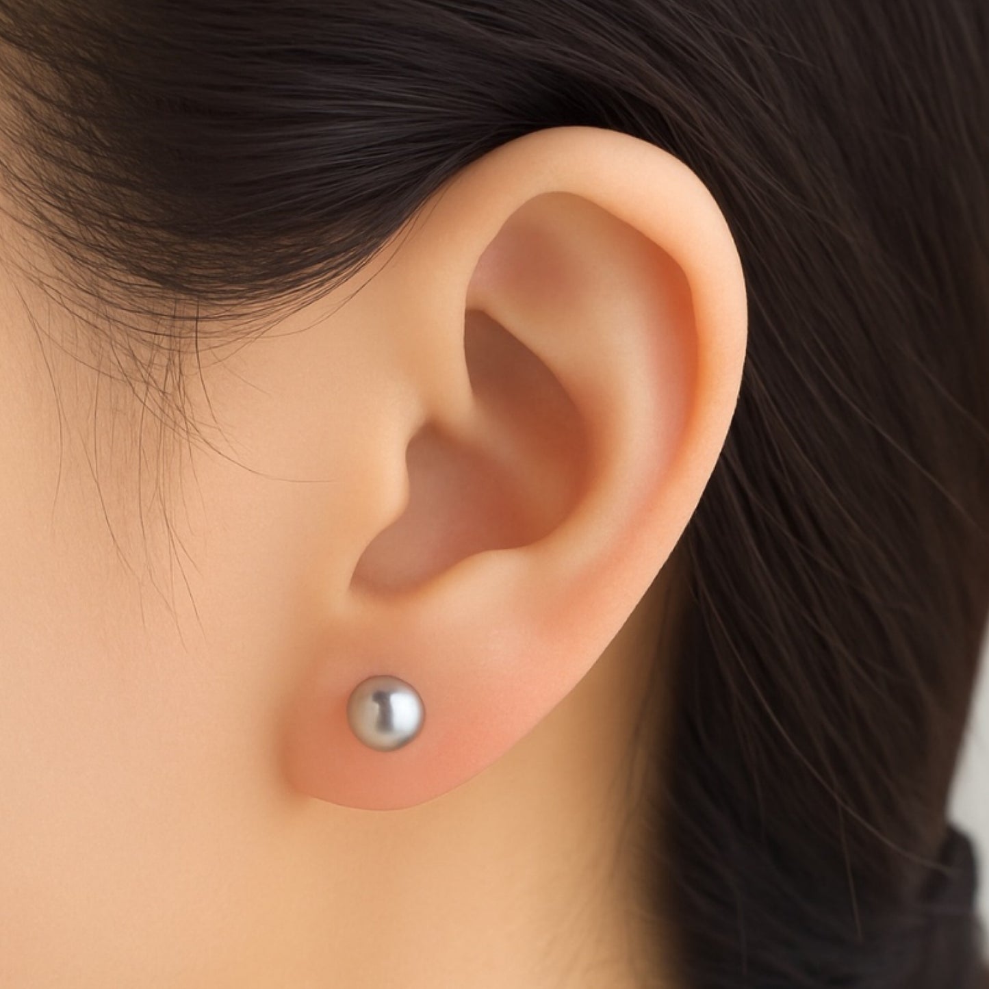 Stainless Steel Ball Stud Earrings 6mm