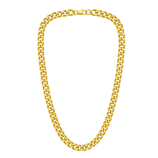Men’s 24” Gold Cuban Link Chain Necklace