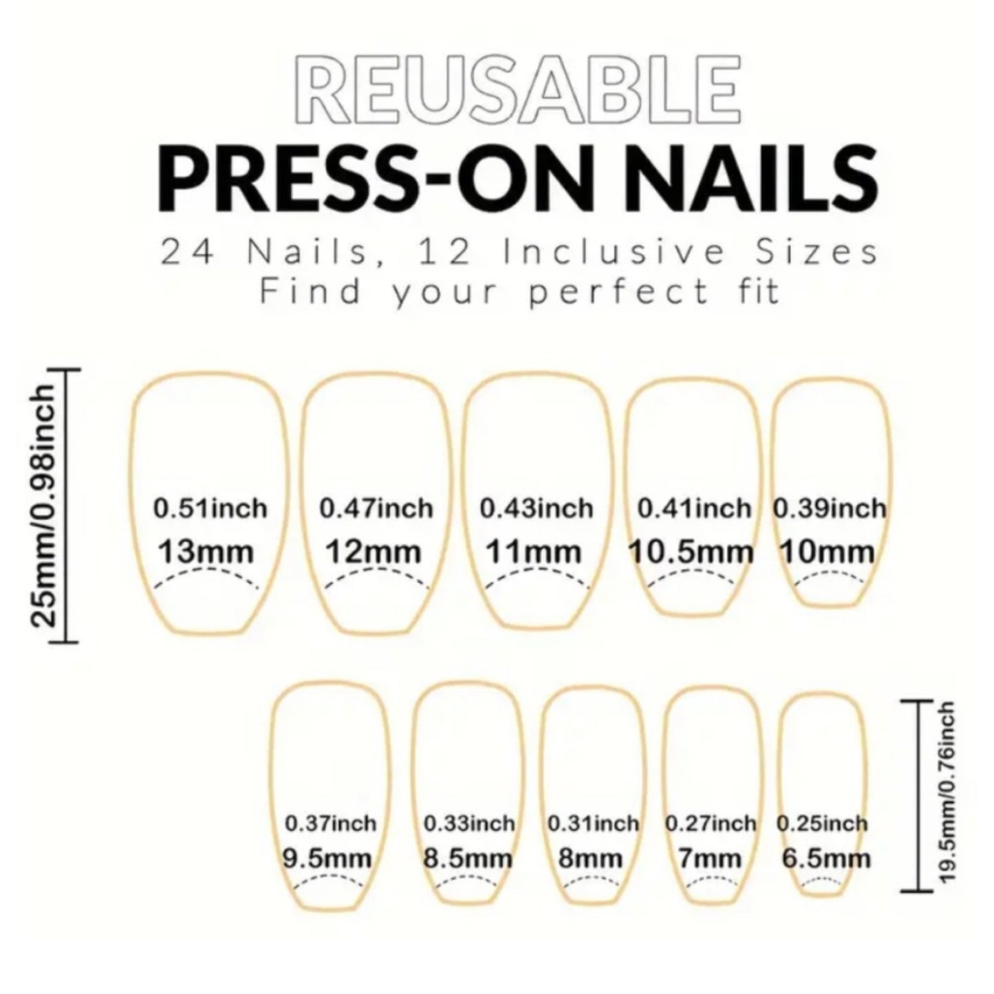 Pink Star French Tip Press-On Nails – Long Square Glossy Y2K Star Nails