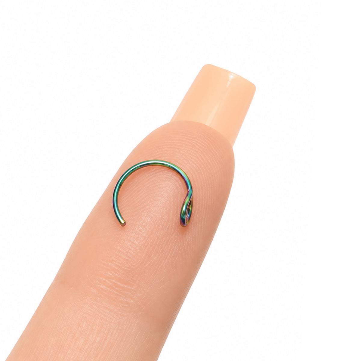 Rainbow Loop Fixed Half Hoop Nose Ring