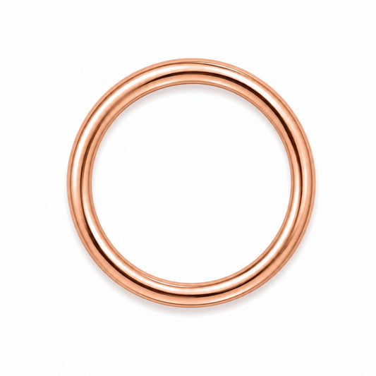 Rose Gold Clicker Septum Hoop