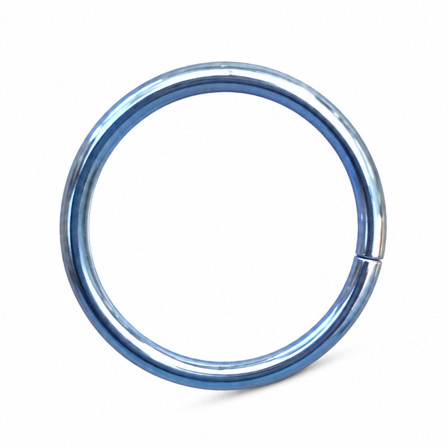 Light Blue Hinged Clicker Hoop