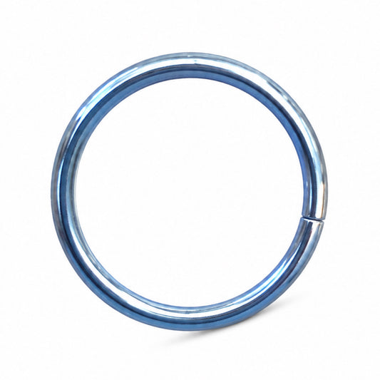 Light Blue Hinged Clicker Hoop