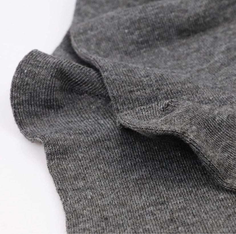 Charcoal Gray Over the Knee Thigh High Socks