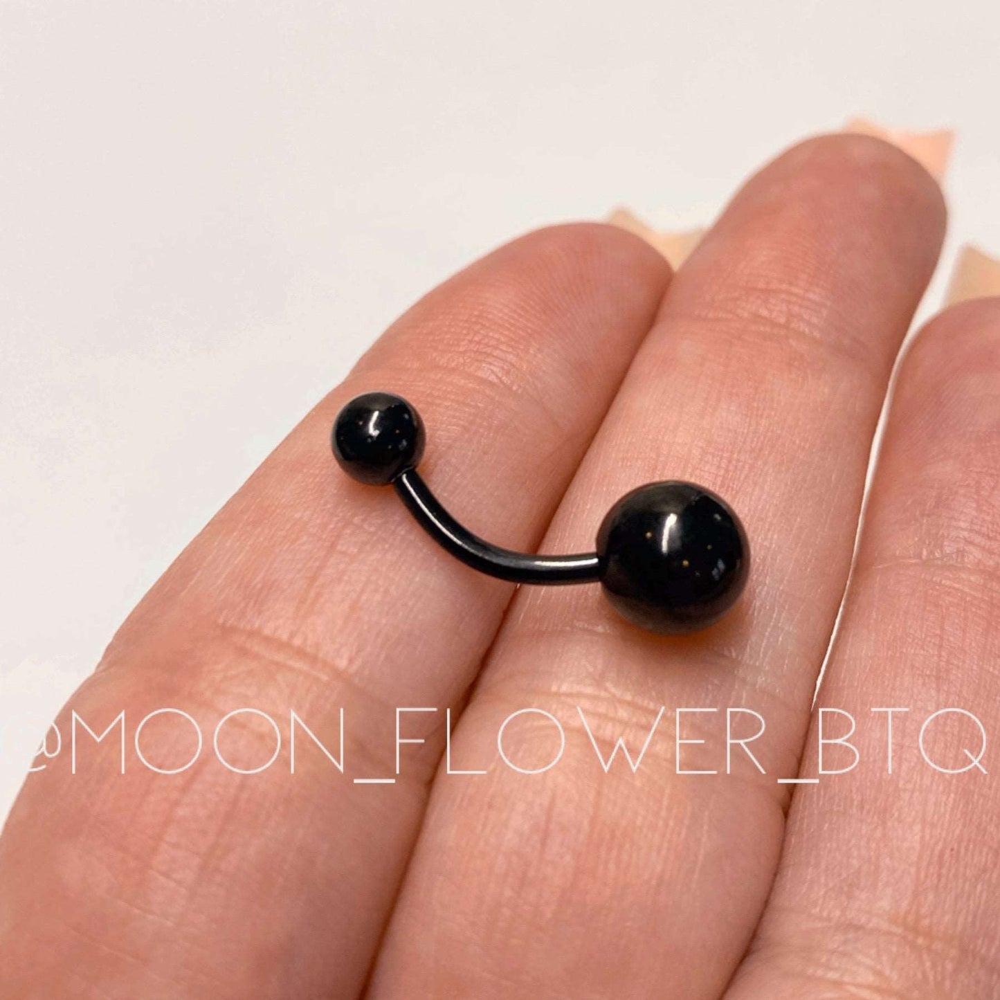 Black Belly Button Navel Ring