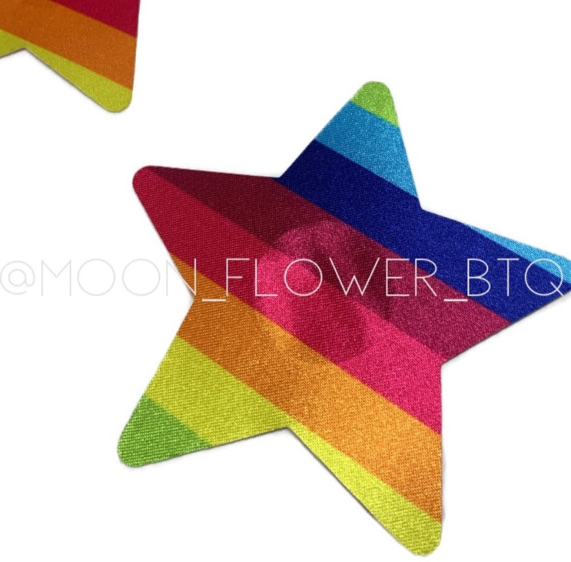 Rainbow Star Pasties