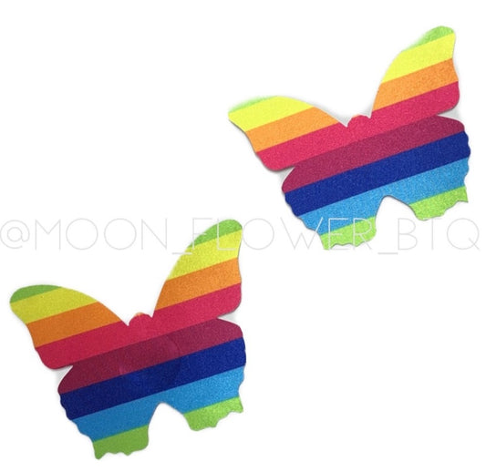 Rainbow Butterfly Pasties