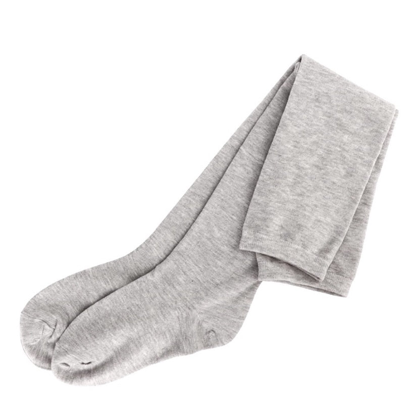 Light Gray Over the Knee Thigh High Socks