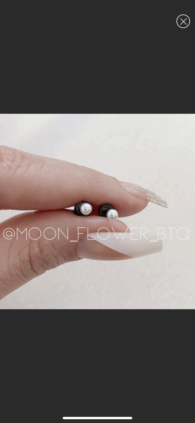 Tiny 3mm Black Pearl Earrings