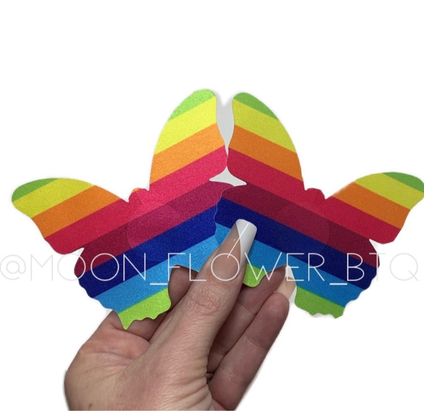 Rainbow Butterfly Pasties