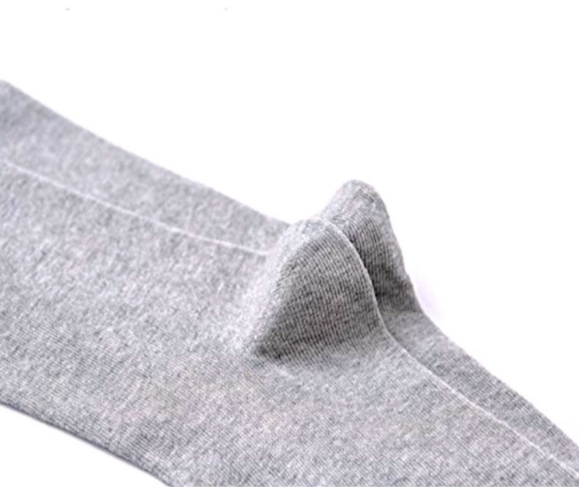 Light Gray Over the Knee Thigh High Socks