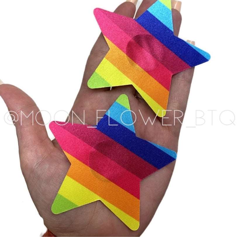 Rainbow Star Pasties